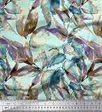 ✅ Rayon Viscose Stoff in Blatt drucken.