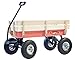 Produktbild ROSA TOBY GELÄNDE BOLLERWAGEN - Europas Bestseller handwagen, kinder, bollerwagen, Strandwagen, faltbar, Transportwagen, Karre, klapp, Zugwagen, Handkarren, Roter, Amerikanischer