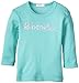 United Colors of Benetton Baby-Girls Logo Long Sleeve T-Shirt, turquiose (Aqua), 6 to 9 months (Manufacturer Size: 68 cms)
