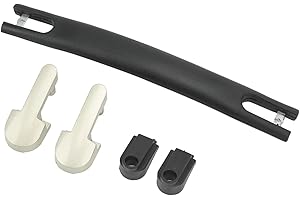 PLPLAAOO Kit de asa de Maleta de Repuesto con 4 Tapas de Extremo,Asa de Equipaje, Mango de Goma para Tirar, asa de Repuesto para Equipaje, Correas de Equipaje para Maletas, Caja de Equipaje, Piezas de equipaj