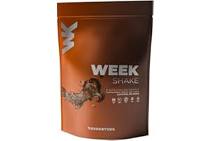 Weekontrol Batido Sustitutivo de Comida Week Shake con Alto Porcentaje de Proteína Vegetal para Mantener Peso. Batido Saciante en Variedad de Sabores (600gr (1 unidad), Chocochips)