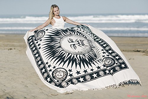 Sovereign ’s Special bhagyodayfashions Sonne Mond Sterne Batik Tapisserie - 5