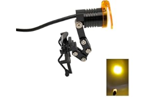 Mike-dental 3 W Clip Clamp LED Head Light Lampe pour dentaire Jumelles loupes Lunettes Outil