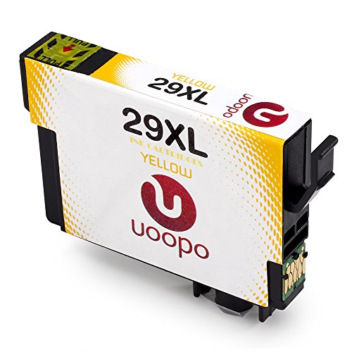 Uoopo Epson 29XL Kompatible Druckerpatronen, Multipack patronen für Epson Expression Home XP-332 XP-235 XP-335 XP-432 XP-435 XP-442 XP-445 XP-342 XP-345 XP-245 XP-247 Drucker.( 1 Schwarz 1 Cyan 1 Magenta 1Gelb) - 5