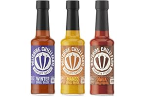Wiltshire Chilli Farm Winter, Mango and Naga Hot Chilli Sauce Set(Pack of 1)