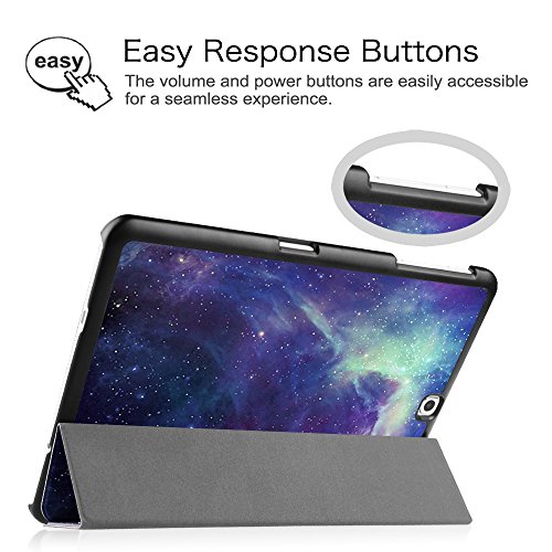 Fintie Samsung Galaxy Tab S2 9.7 Hülle Case – Ultra Schlank Superleicht Ständer Smart Shell Cover Schutzhülle Tasche mit Auto Schlaf / Wach Funktion für Samsung Galaxy Tab S2 T810N / T815N / T813N / T819N 24,6 cm (9,7 Zoll) Tablet-PC, Die Galaxie - 5