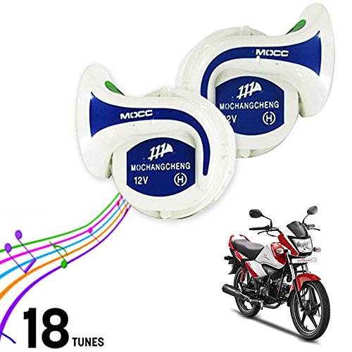 Supershine Store Universal Mocc Horn With 18 Sound Tunes Relay For Bike & Car RS.329 (67.00% Off) - Amazon