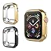 Produktbild Bescita Watch Hülle Schutzfolie, TPU + PC Silikon Hülle Case Zubehör Cover für Apple Watch/iWatch Series 4 44mm (Schwarz)