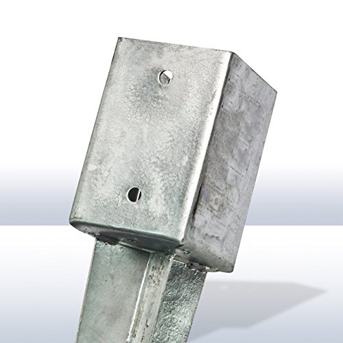 DEMA Pfosten – Einschlagbodenhülse 101x101x750 - 2