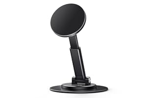 UGREEN Magsafe Handy Ständer 360°Verstellbar, Magnetischer Handyhalterung Tisch mit Metallringe, Handyhalter Kompatibel mit iPhone 17 16 15 14 13 12 Pro Max und Magsafe Hülle, Galaxy S24 Ultra S23