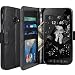 Produktbild Galaxy Xcover 4 Hülle, LK Luxus PU Leder Brieftasche Flip Case Cover Schütz Hülle Abdeckung Ledertasche für Samsung Galaxy Xcover 4 (Schwarz)