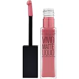 Maybelline New York Vivid Matte Liquid Rossetto Liquido Matte Vellutato, 05 Nude Flush