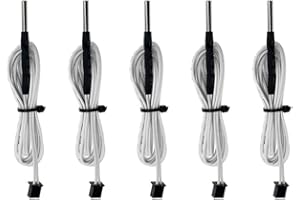 WINSINN HT-NTC100K Thermistor 3 x 15 3950 Verdrahtung Buchse 2-Pin XH2.54 Kopf NTC für Sensor Heizblock Hotend 3D-Drucker (5 Stück)