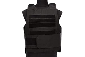 Kayheng Gilet Tactique Noir Hawk Airsoft Est pour Formation de CS en Plein air léger Gilet de Protection Respirant Taille réglable