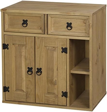 Heartlands Furniture Corona Staircase Centre Modular (1of3 Box), Light Fiesta Wax Pine