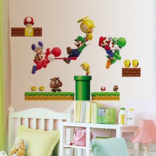 Wand-Sticker, Motiv: Super Mario - 2