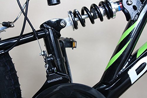 26 Zoll Mountainbike 18 Gang Shimano Vollgefedert Fahrrad mit Beleuchtung StVZO - 4