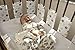 Hippychick Bumpsters Cot Bar Bumpers, Star Design - Large, Grey