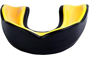 Oral Mart Gum Shield (UK Flag & Fangs & 15 Best Colors to Choose from) Sports Mouth Guard for MMA, Rugby, Football, Karate, Boxing, Hockey, BJJ, Muay Thai, Soccer (Strapless, Youth or Adult)