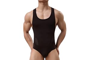 Feicuan Men Jumpsuit Underwear Sportswear Singlet Leotard Bodysuit L30