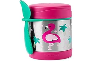 Skip Hop Vaso per alimenti per bambini, Zoo, Fenicottero