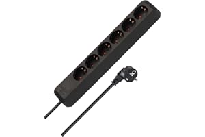 Brennenstuhl 1159400015 6-Vägs Strömremsa med 1.5 Lång Kabel