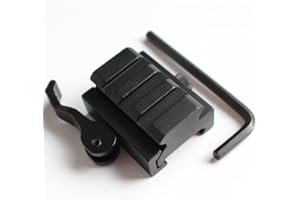 NOGA QD Quick Release Adaptateur de Montage 3 Slots Quick Detach Scope Montage Mount Fit 20mm Picatinny Weaver Rail Accessoires de Chasse