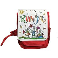 Kindergartenrucksack mit Namen, Mäuse, Rosirosinchen, personalisierter Kinderrucksack