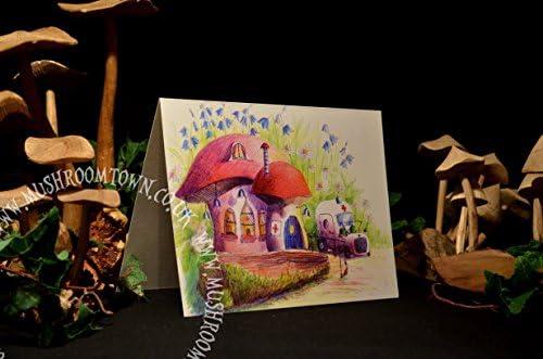 St Truffles Cottage Hospital - Mushroom Town Greeting Card