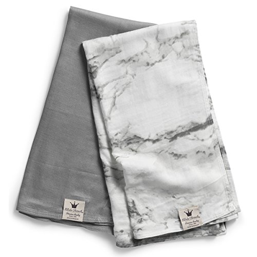 Elodie Details Bamboo Muslin Blanket Marble (Grey)