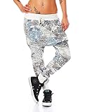 alltagstaugliche Hose mit tiefem Schnitt und dekorativer Knopfleiste