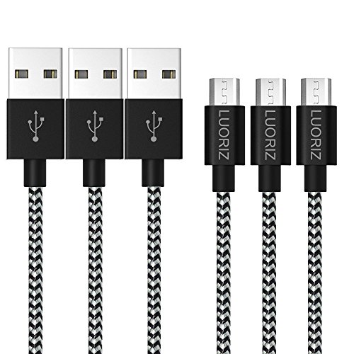 LUORIZ C ble Micro USB 2M Lot de 3 Long Nylon Tress Rapide Chargeur C ble Charge Synchro pour Wiko Samsung S7 S6 Edge Note 3 4 5 LG HTC reviews LUORIZ C ble Micro USB 2M Lot de 3 Long Nylon Tress Rapide Chargeur C ble Charge Synchro pour Wiko Samsung S7 S6 Edge Note 3 4 5 LG HTC
