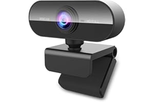 DDKJ Webcam con Microfono-Web CAM 1080p HD Autofocus,Camara Webcam para PC/portátil,Camara USB Plug and Play,Camara Ordenador para Windows/MacOS/Linux,para Videoconferencias/Gaming/Conferencias