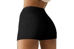 TTPSRY Mini Shorts Pantalones Cortos Deportivos Culotte para Mujer Elástica para Deportes Yoga Playa Correr Ejercicio Salón