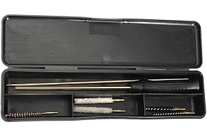 DINGMALL Juego de limpieza, calibre 4.5 mm/5.5mm/.177/.22, caja de plástico con cepillos para armas de aire.