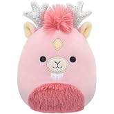 Squishmallows Little Plush 12,7 cm Helia Rosa Kirin resmi lisanslı Kellytoy yumuşak hediye, &ccedil;ocuk, kız ve erkek &ccedil;ocukları i&ccedil;i