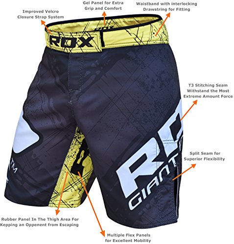 RDX MMA UFC Shorts Kampfsport Boxen Trainingshorts Kurze Sporthose Muay Thai Fightshorts - 4