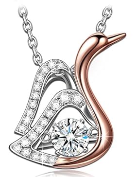 Anhänger Halskette Silber Dancing Heart 