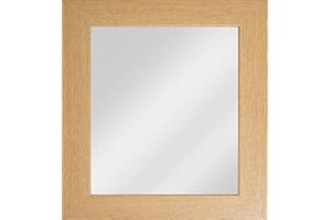 Frame Company Watson Range Framed Mirror, Beech, 16x12-Inches