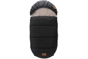 MIRACLE BABY Baby Stroller Footmuff, Winter Baby Seat Pushchair Footmuff Sleeping Bag Baby Blanket with Zipper for Stroller, Buggy, Car Seat