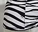 DOLCE & GABBANA D&G "Clean Cut Zebra 2O" womens camisole animal (black/white)