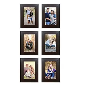 Trends on Wall Memory Wall Photo Frame Set Classic Set of 6 Individual Photo Frames 6 4 inch x 6 inch Photo Frames