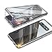 Produktbild ColiColi für Samsung Galaxy S10 5G Hülle Transparent Panzerglas 360 Grad Magnet Handyhülle Clear Doppelseitige Gehärtetes Glas Schutzhülle Vorne Hinten Rundumschutz Dünn Kratzfest Bumper, Silber