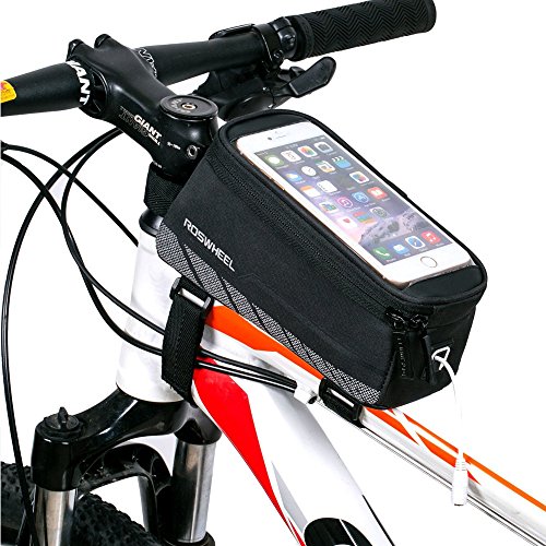 Fahrrad Rahmentaschen, Intsun® Radfahren Rahmentaschen, Wasserabweisende Fahrradtasche , Steuerrohr Taschen Packung, Handy Handyhalterung, Navigation Halterung ,Kopf Schlauchbeutel, Oberrohr Fahrrad Handytasche, Halter Steuerrohr Taschen Packung mit klaren PVC-Schirm und Ein Verlängerungskabel für iphone 6s plus / iphone 6 plus / iphone 6s / iphone 6, 5S / 5 / 5C / 4S / 4, Samsung Galaxy s6 edge/ s6 edge+/S4 / S3
