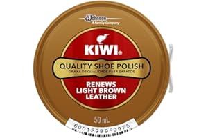 KIWI Shoe Polish, Light Brown, 50ml