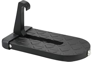 D-Lumina Marchepied de Porte de Voiture Verrou Multifonctionnel, Pédale à Crochet en Forme de U, Marteau de Sécurité Brise-vitre, Accès Facile Au toit, Compact et Pliable