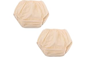HQRKOTM Lot de 2 culotte incontinence, culottes lavables pour incontinence urinaire, couches pour adultes, sous-vêtements, matériau PE (L)