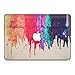 Produktbild kwmobile Aufkleber Sticker für Apple MacBook Air 13" (2011-Mitte 2018) Skin Folie Voderseite Decal Regenbogen laufende Farbe Design