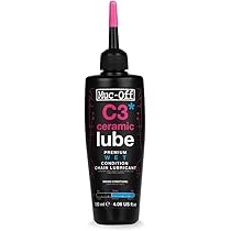 Muc-Off C3 Ceramic Lube - Lubrifiant Pour Chaîne Vélo - Temps Humide - 120 Ml