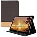 Produktbild kwmobile Huawei MediaPad T5 10 Hülle - Tablet Cover Case Schutzhülle für Huawei MediaPad T5 10 - Schwarz Braun mit Ständer
